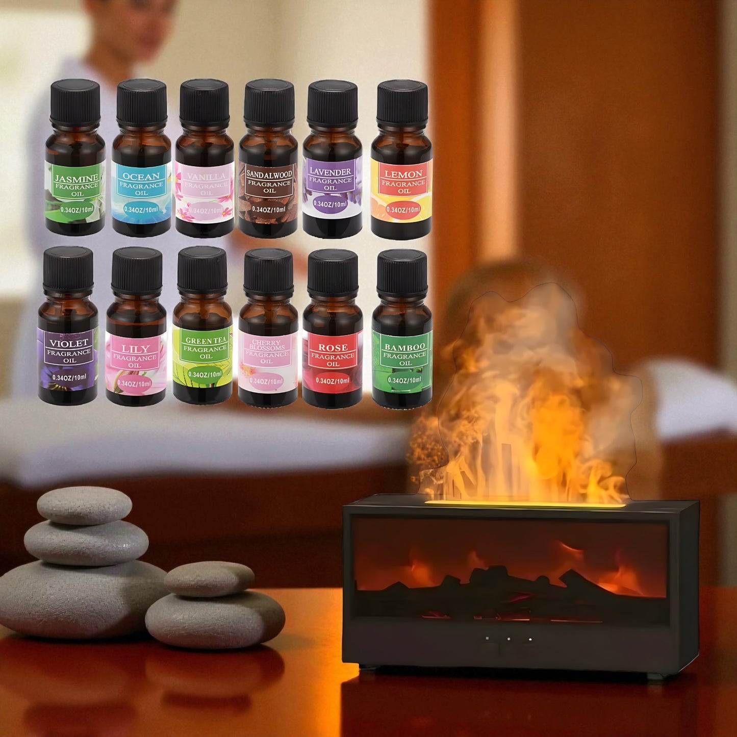 Essential Oil for Diffuser Natural Aromas - 10Ml